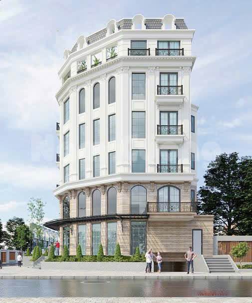 Cho thuê tòa nhà 7 tầng, góc 2 mặt tiền gần khu phố Tây An Thượng, Sơn Trà, giá 200 triệu/tháng