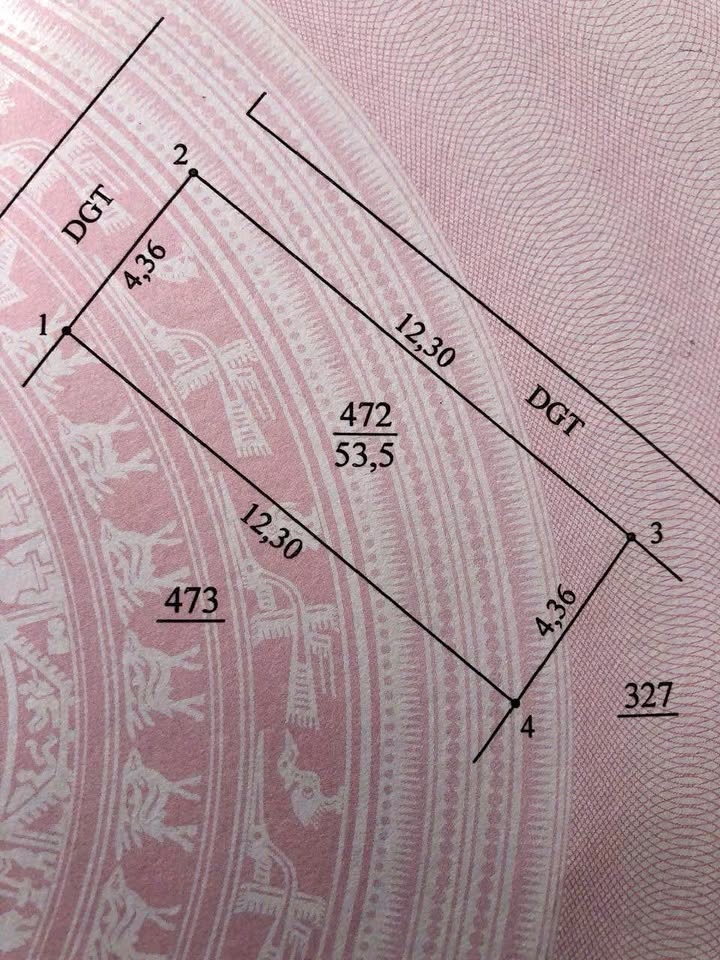 Bán lô góc đẹp tại Hồng Hà, Đan Phượng, 53,5m2, đường trước đất 5m, ô tô 16 chỗ đỗ cửa