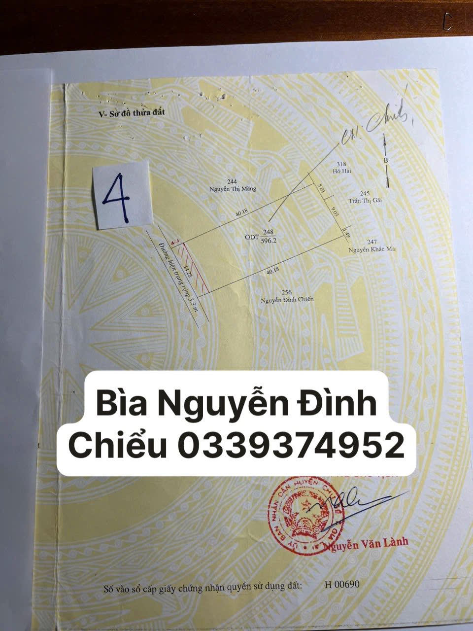 Cần bán gấp lô đất đẹp mặt tiền đường Nguyễn Đình Chiểu, trung tâm Chư Sê, Gia Lai