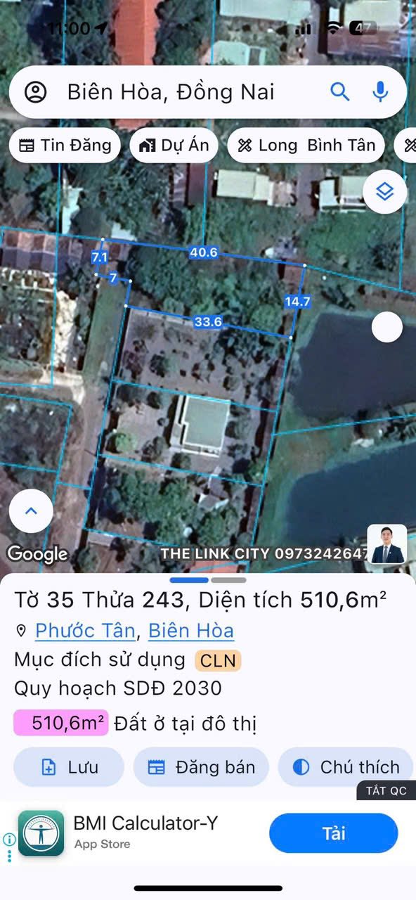 Bán đất tại Phước Tân Biên Hòa, sổ riêng, giá 2.2 tỷ