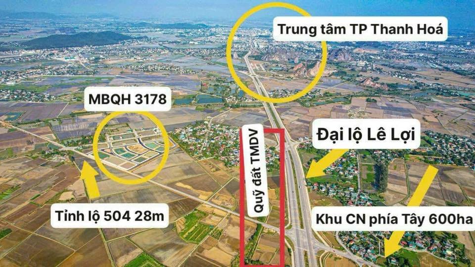 Chính chủ bán lô đất biệt thự 300m2, mặt bằng quy hoạch 3178 Đông Văn, Thanh Hóa