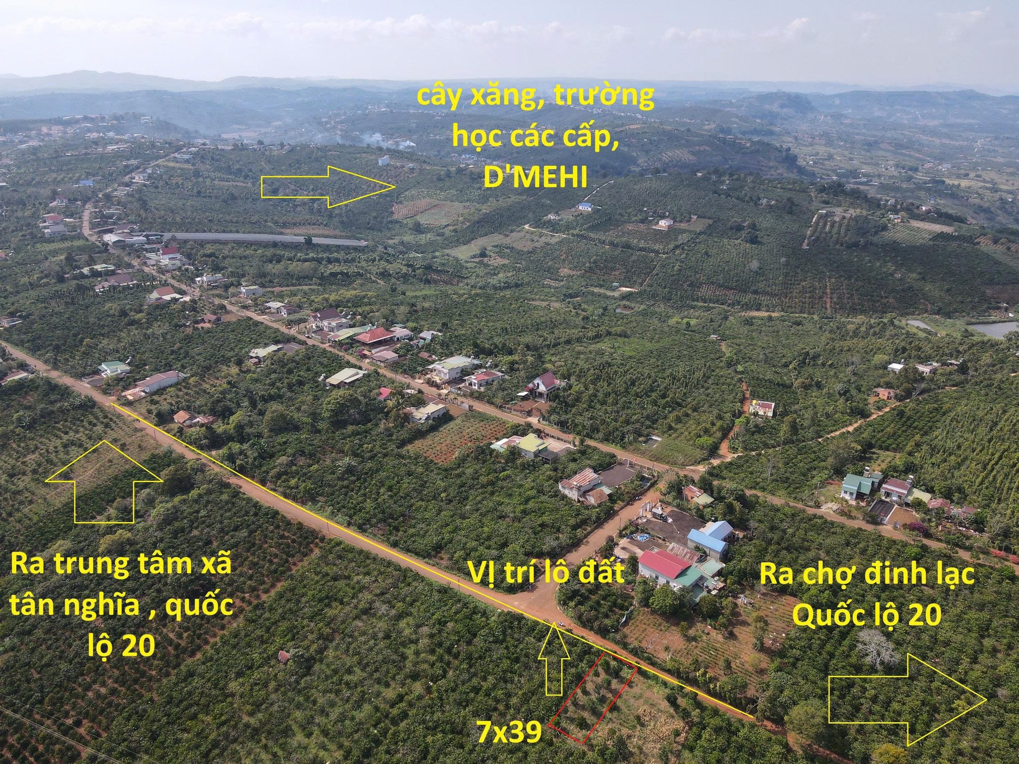 Bán đất huyện Di Linh, tỉnh Lâm Đồng, giá 550 triệu