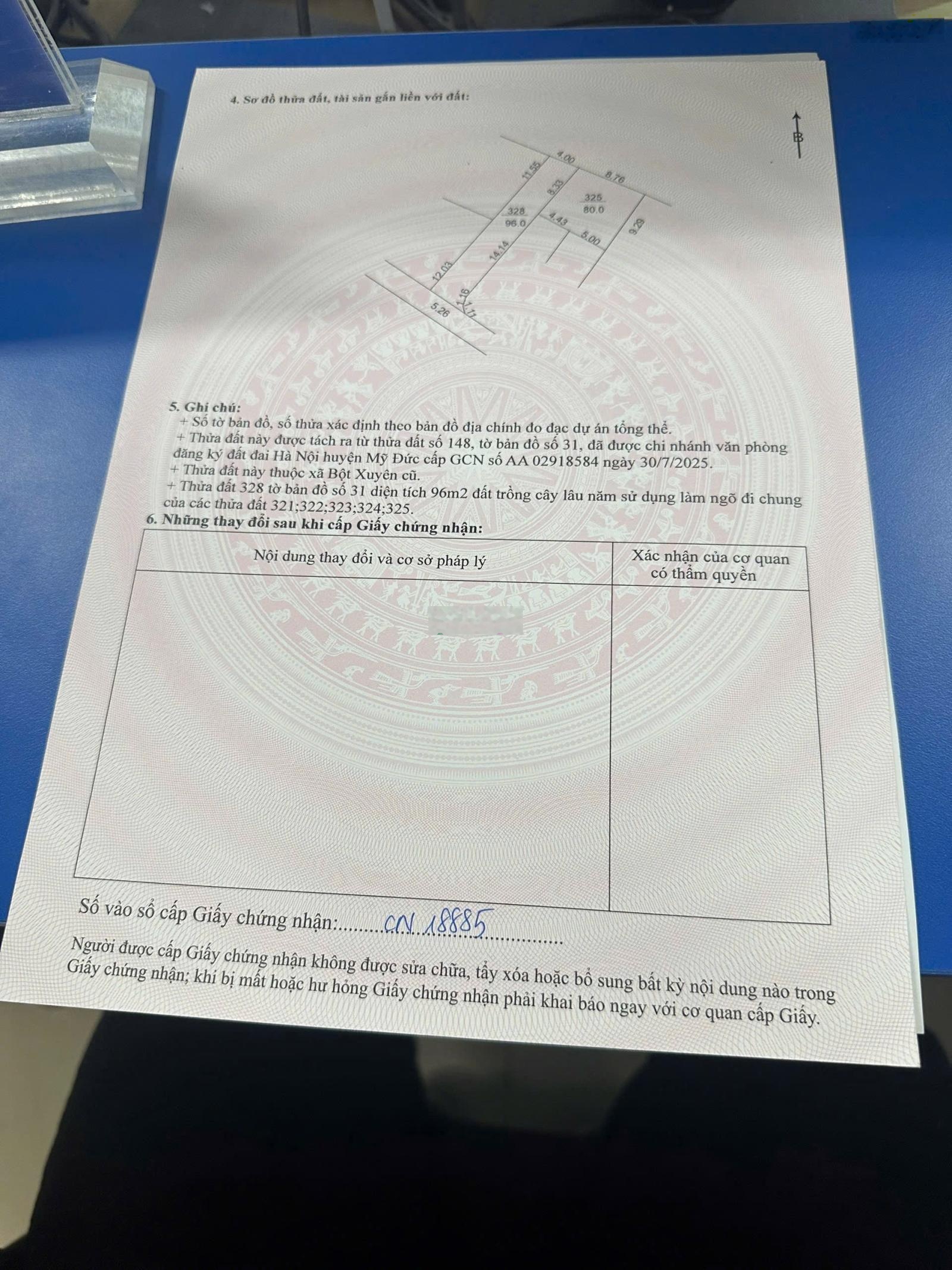 Bán đất 80m² tại Bột Xuyên, Mỹ Đức, Hà Nội gần chợ, gần cầu Mỹ Hòa, giá 1,25 tỷ