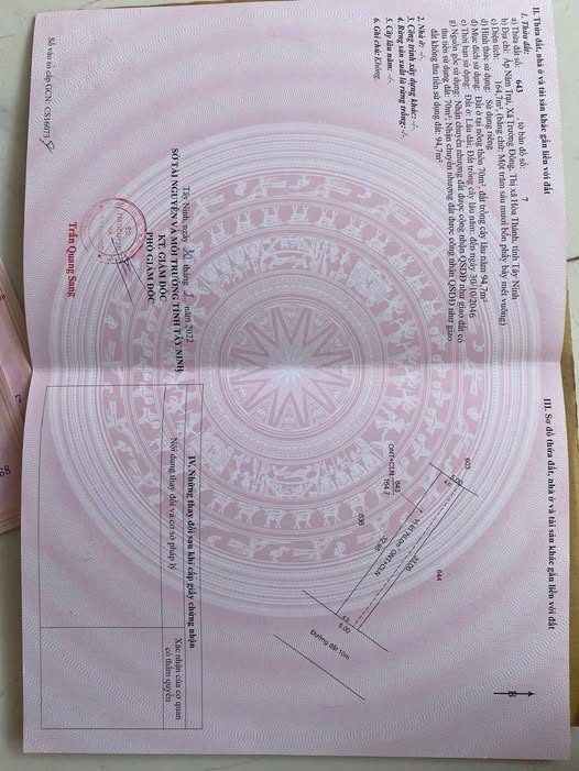 Bán liền kề huyện Tân Biên, tỉnh Tây Ninh, giá 420 triệu