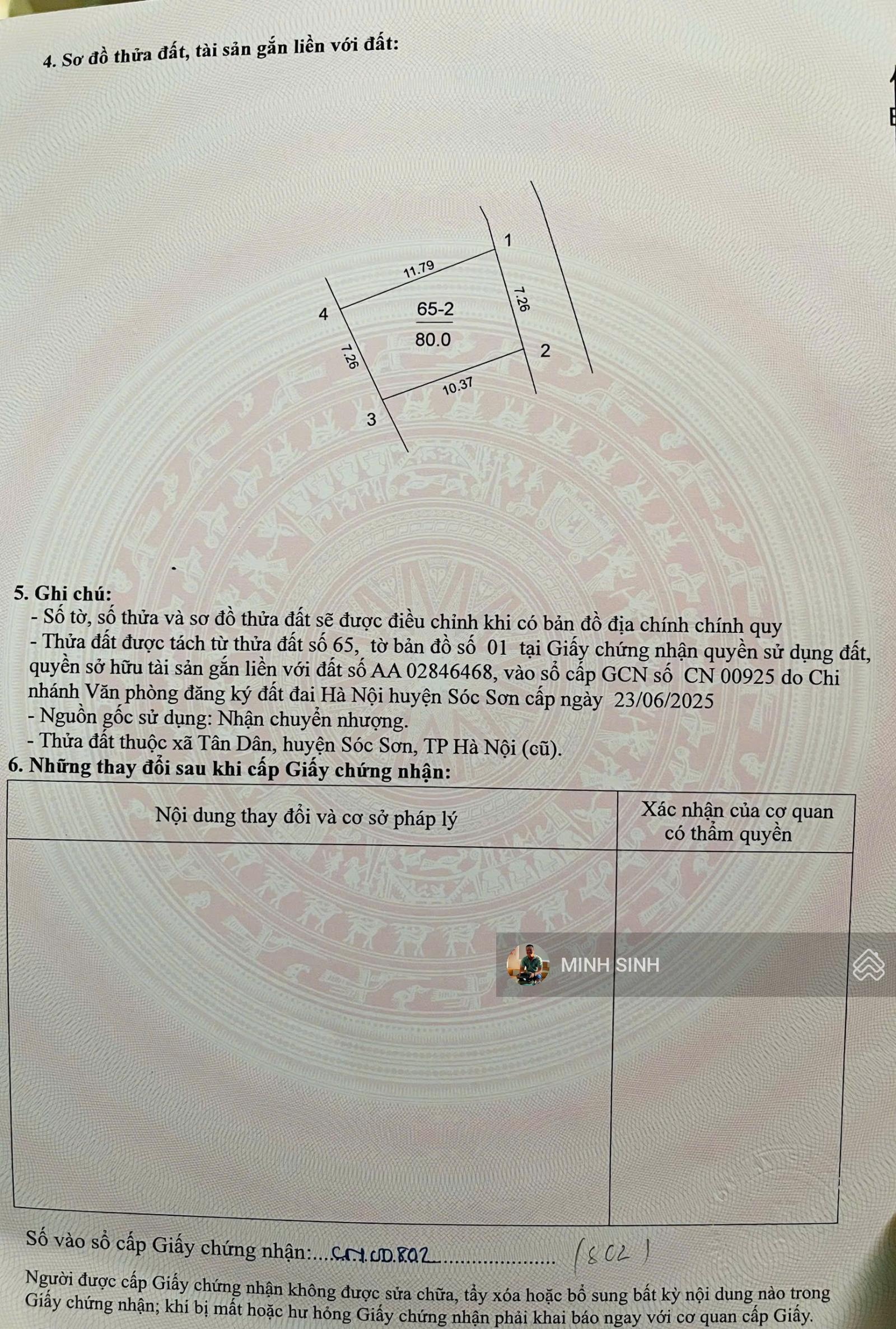 Bán Đất ở xuân long, xã kim Anh Hà Nội , DT 80m2 fui thổ cư