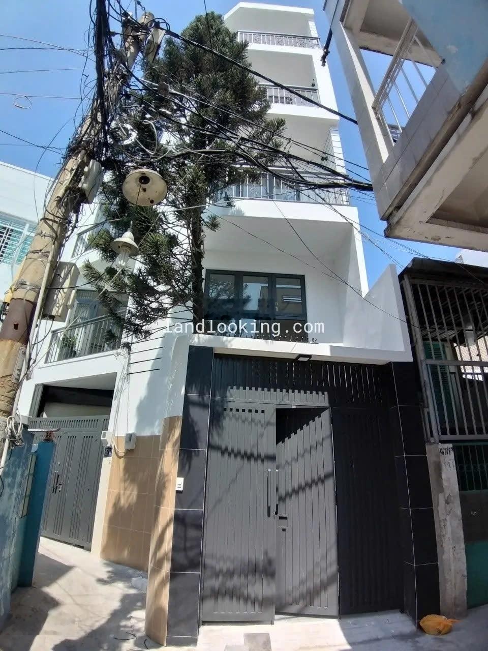 Hạ giá 3ty250 bán nhanh nhà Phan Văn Trị, Bình Thạnh 57m2 với 5 tầng, SHR, 5p đến Phạm Văn Đồng