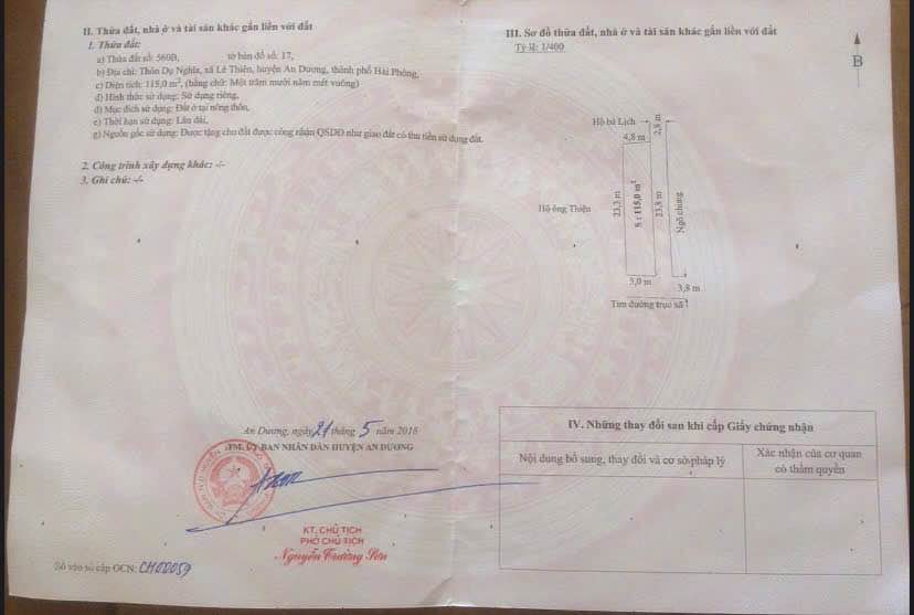 Bán nhà 2 tầng dân xây siêu đẹp tại tổ dân phố Dụ Nghĩa, Lê Thiện