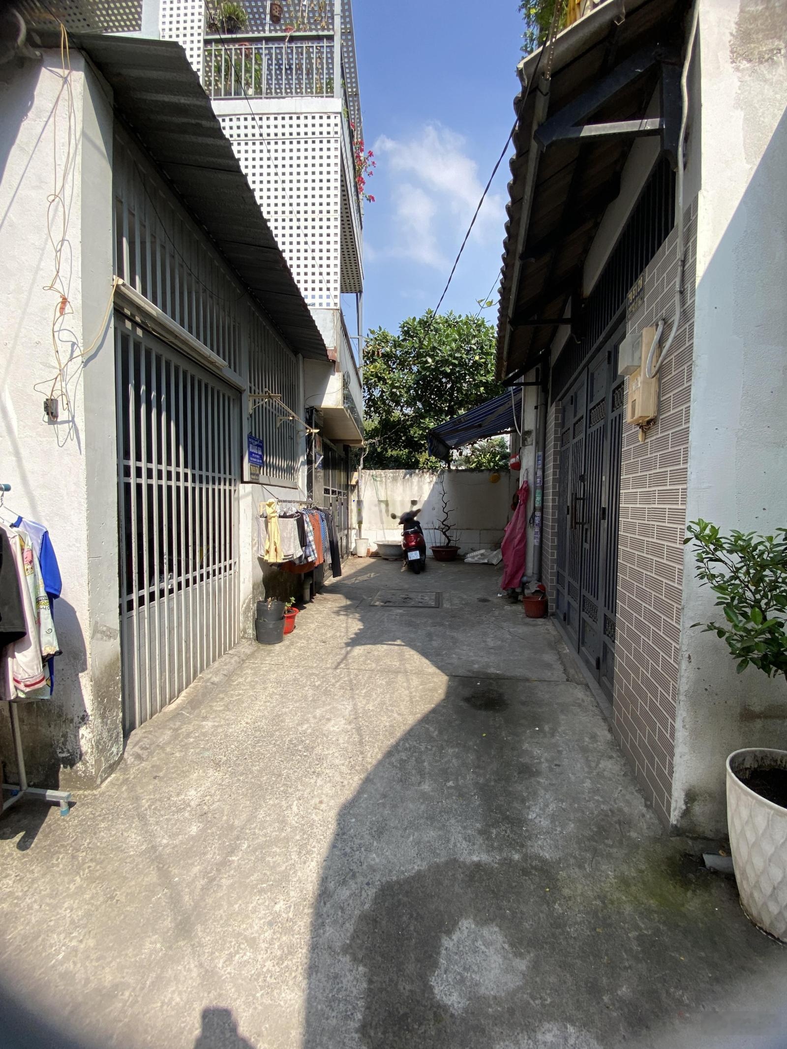 Nhà cấp 4 ngang lớn 4.44m 63m2 hẻm 3 gác P.Thông Tây Hội, Gò Vấp Diện tích: 63m2