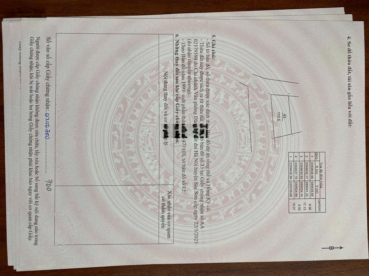 Bán đất tại Đường 3, Xã Hồng Kỳ, Sóc Sơn, Hà Nội, 1,55 tỷ, 100m2