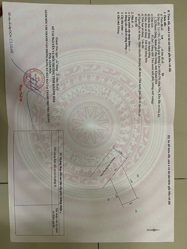 Bán đất thành phố Nha Trang, tỉnh Khánh Hòa, giá 2,8 tỷ