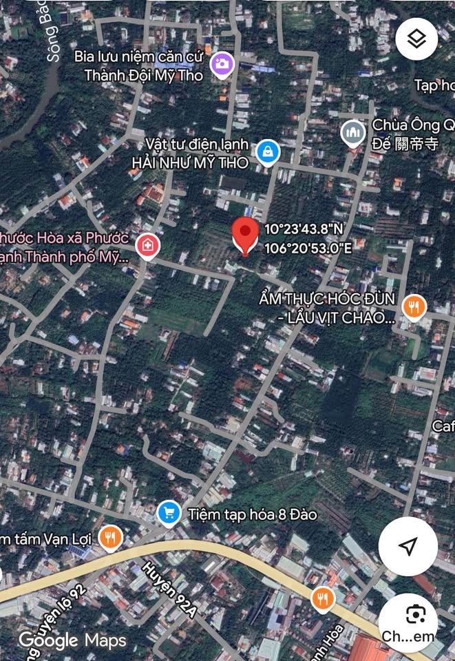 Bán đất nền ấp 5, phường Đạo Thạnh, Mỹ Tho, giá 750 triệu