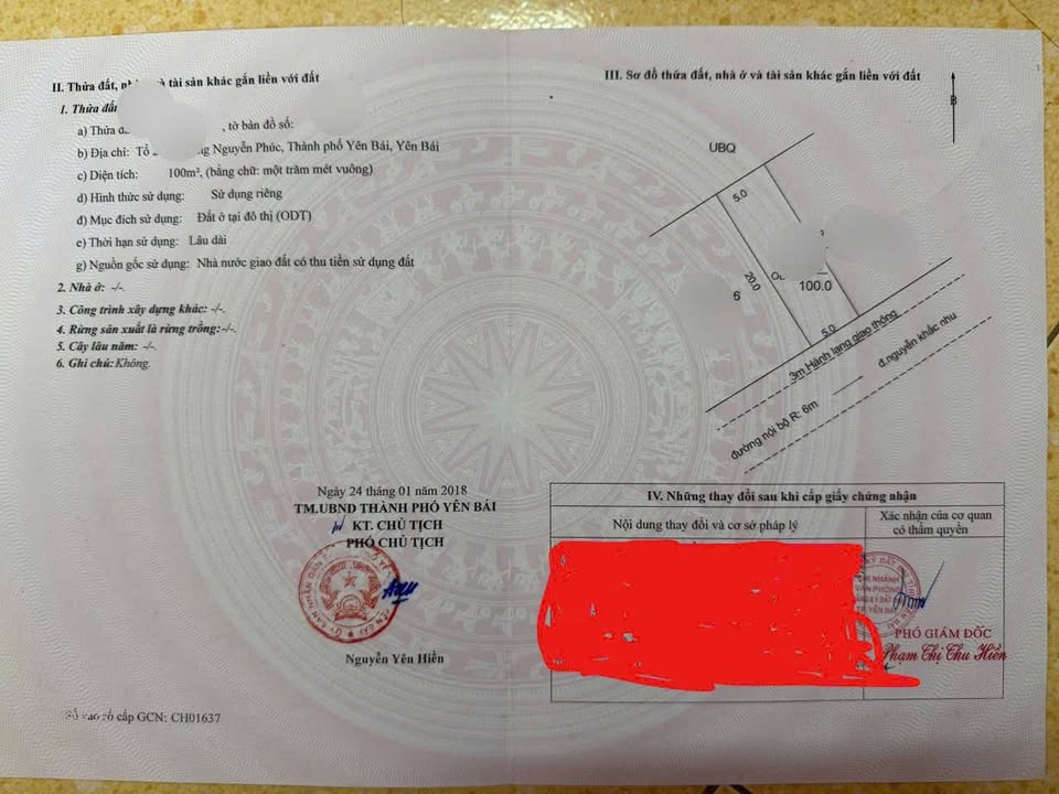 Bán nhà riêng thành phố Yên Bái, tỉnh Yên Bái, giá 1 tỷ