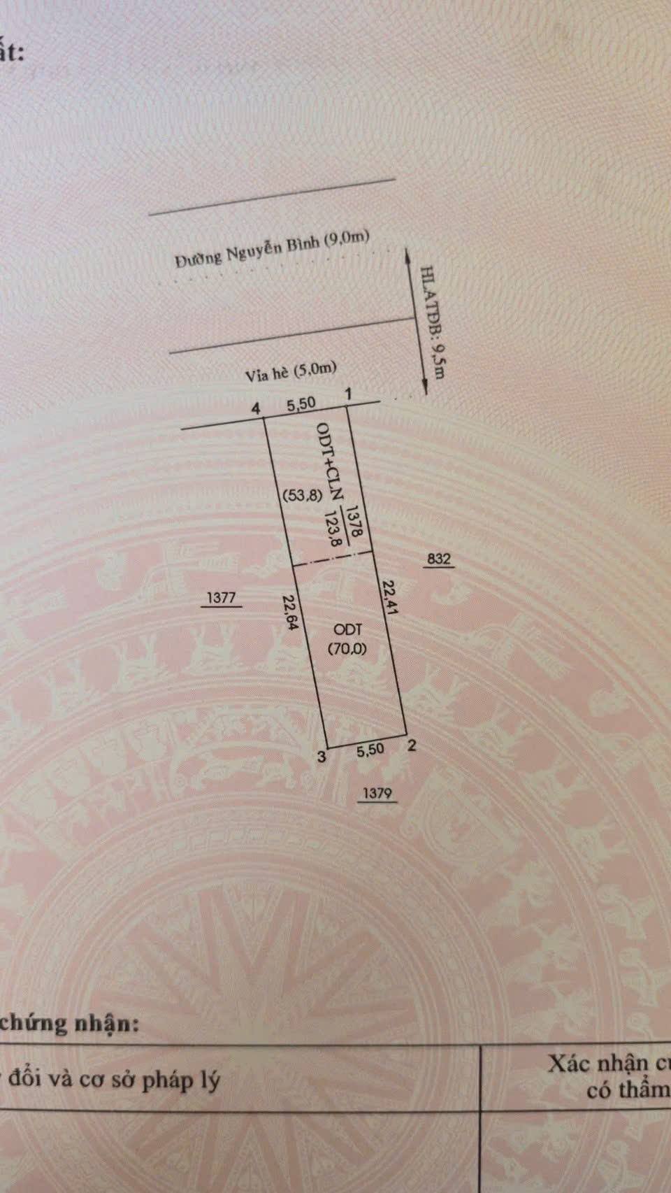 Bán đất mặt tiền đường Nguyễn Bình, Phú Lợi, Thủ Dầu Một, giá 6.3 tỷ