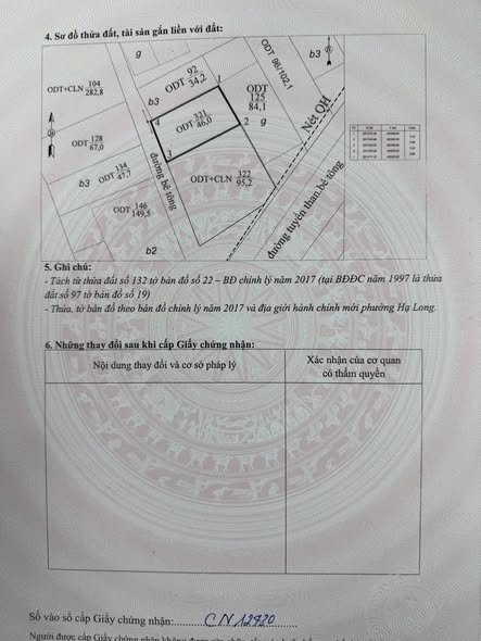 Cần bán ô đất đẹp cạnh mặt đường Tuyển Than, Hạ Long, ngõ ô tô vào tận nơi