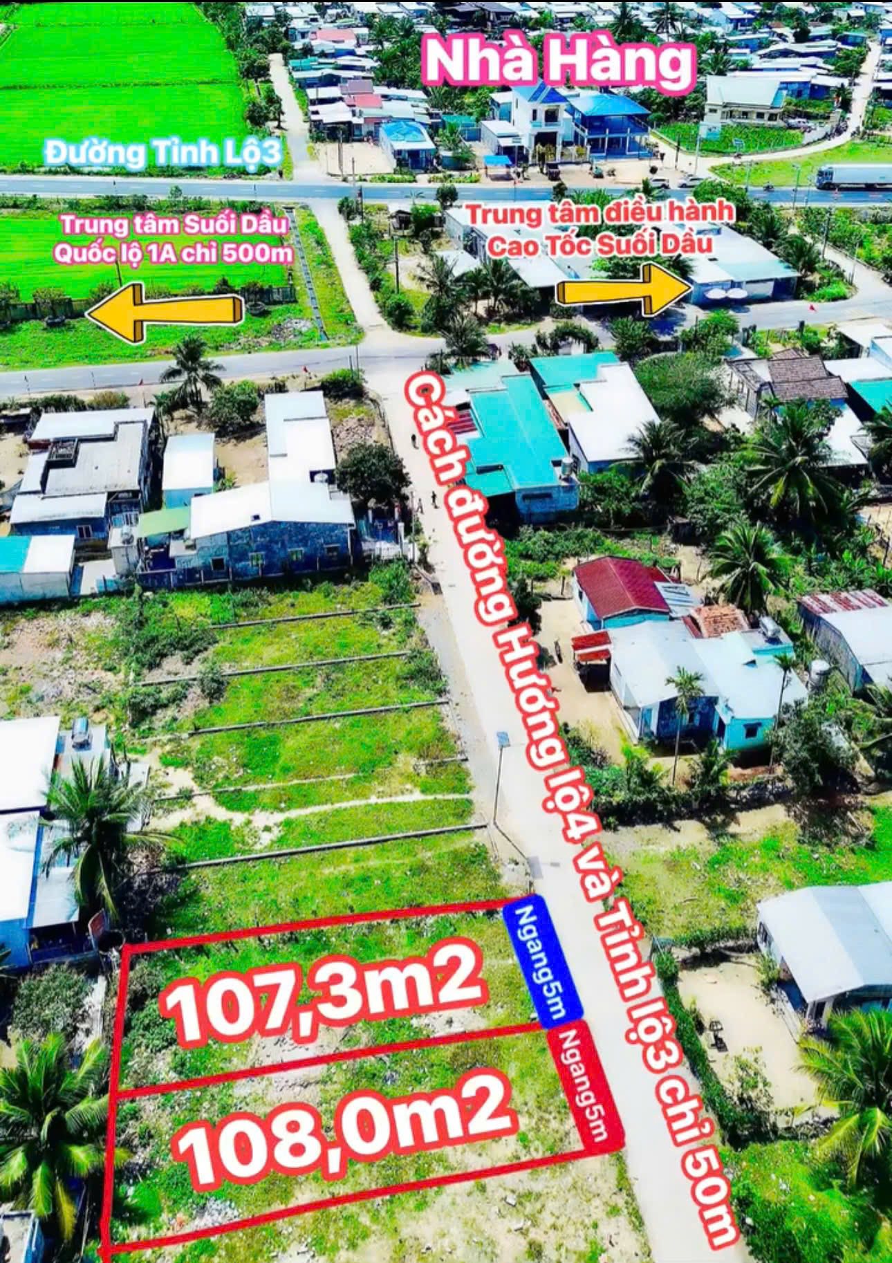 Bán đất huyện Cam Lâm, tỉnh Khánh Hòa, giá 850 triệu