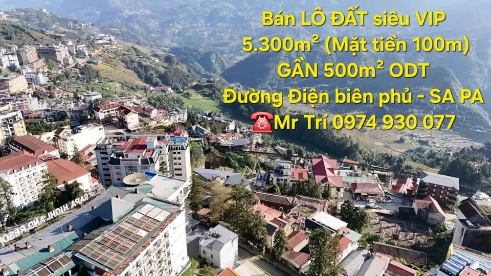 Bán đất thị xã Sa Pa, tỉnh Lào Cai