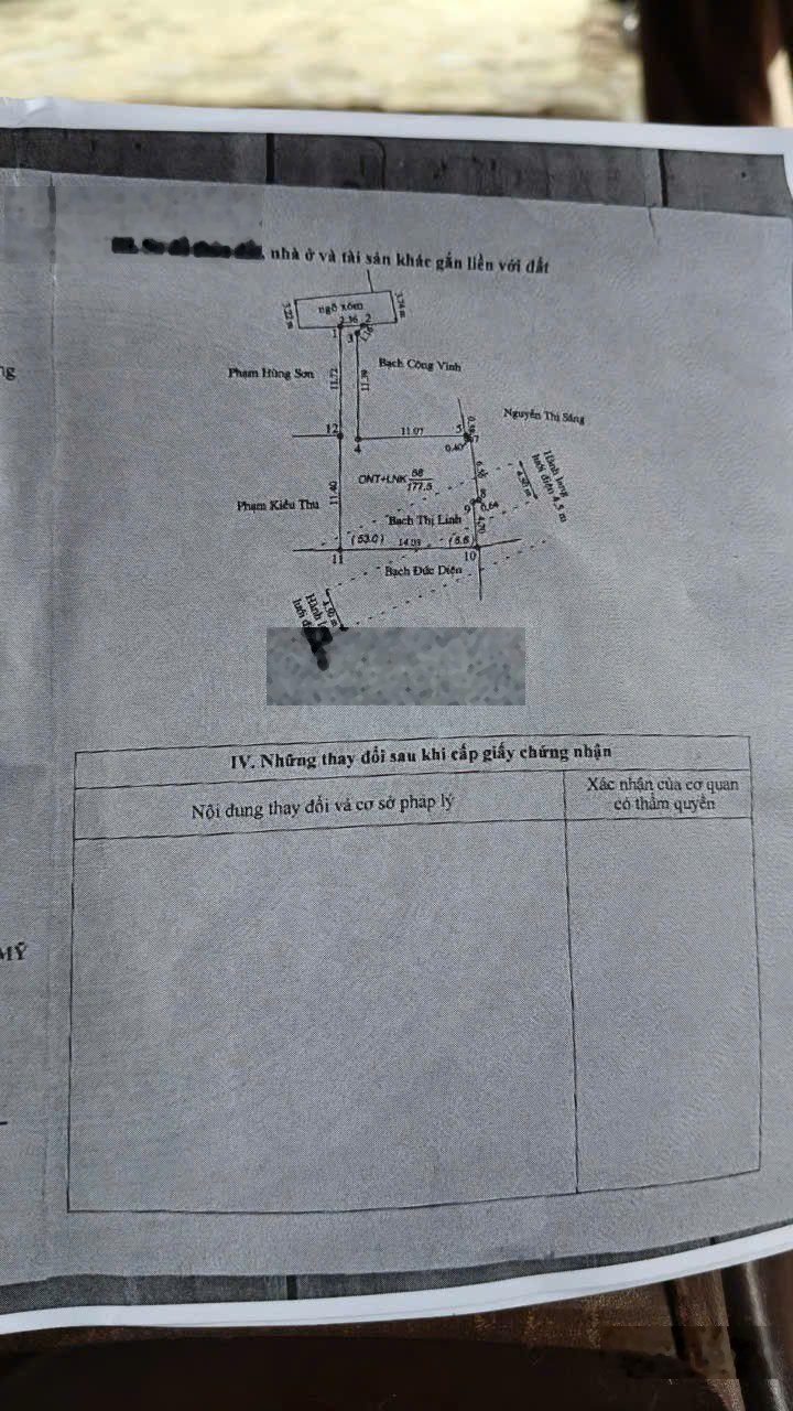 Siêu rẻ giá ĐT chỉ 4tr/m2. Trần Phú - Chương Mỹ, nhà C4 đầy đủ công trình. 355m2 - 1.7 tỷ