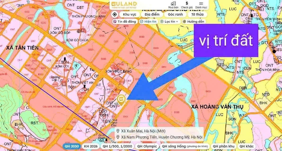 Cần tiền bán gấp lô đất tại Trung tâm Xuân Mai, Chương Mỹ, Hà Nội