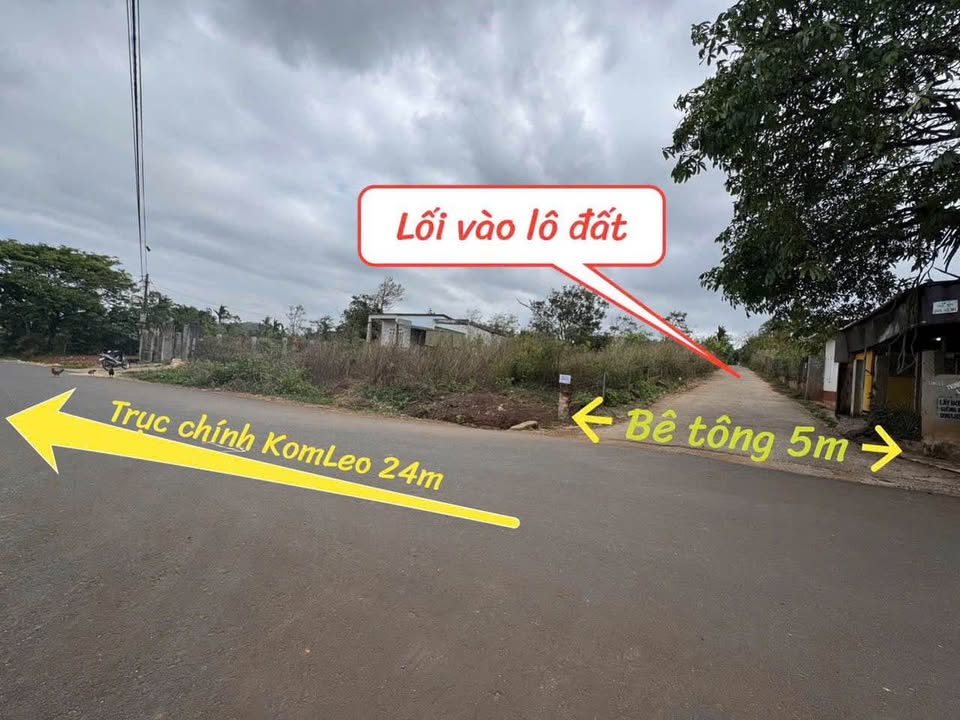 Cần bán gấp lô đất tại buôn Komleo, Hòa Thắng, giá chỉ 990 triệu