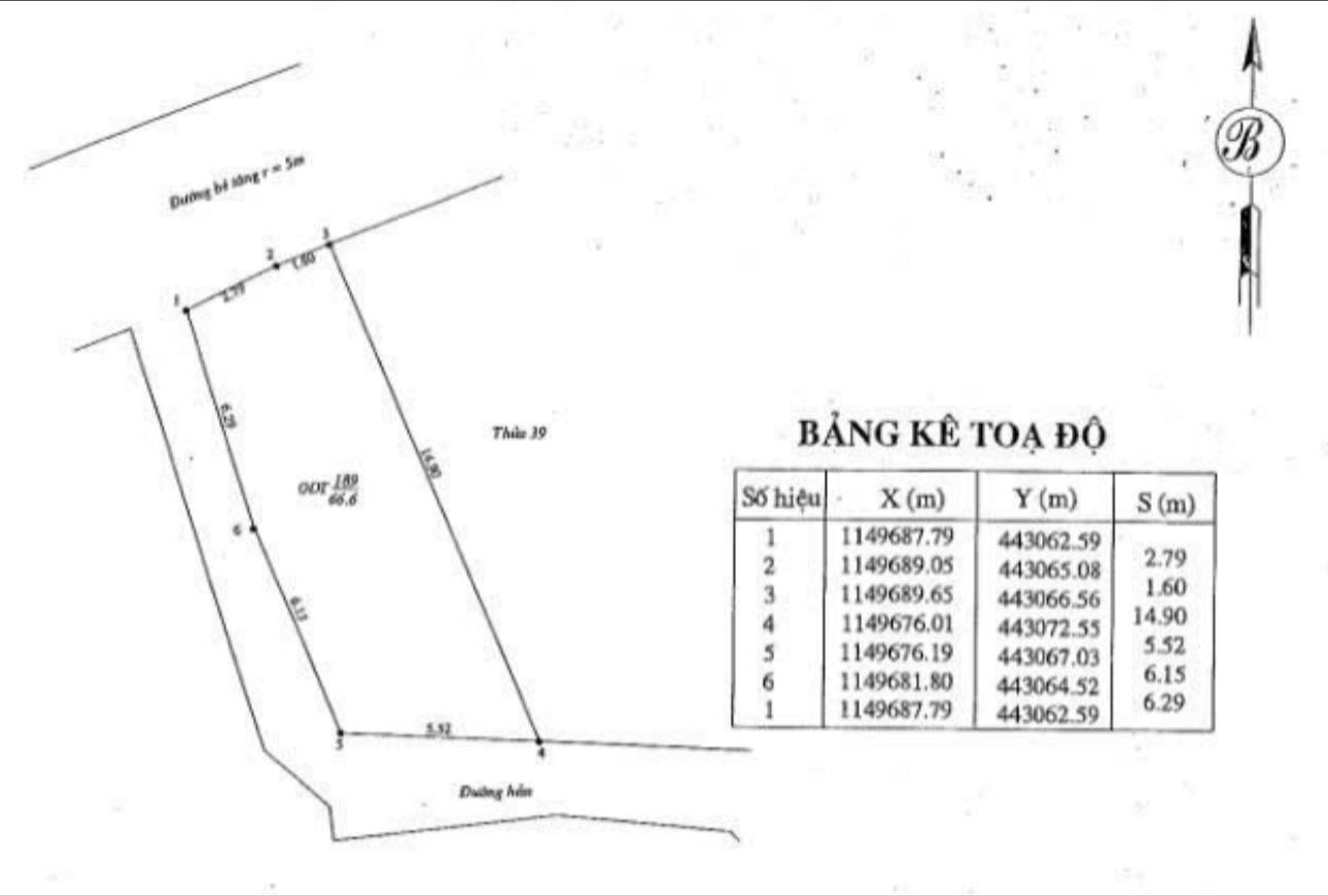 Bán nhà Long Hải, 3 mặt tiền đường, giá 1.6 tỷ