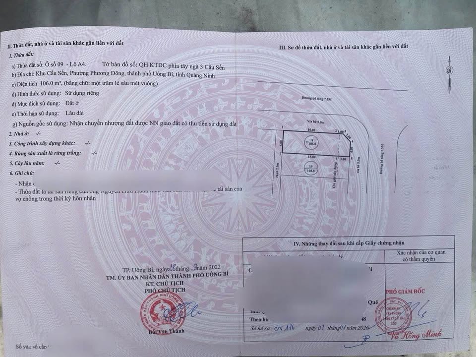 Siêu phẩm lô góc 2 mặt tiền, ngã 3 Cầu Sến, Uông Bí, view đẹp, kinh doanh cực đỉnh