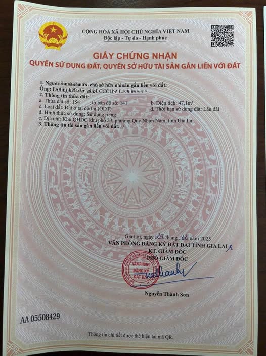 Bán đất thành phố Quy Nhơn, tỉnh Bình Định, giá 2,35 tỷ