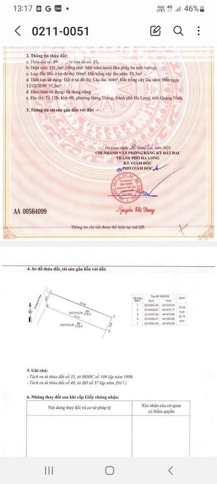 Bán lô đất mặt đường Hùng Thắng, Bãi Cháy