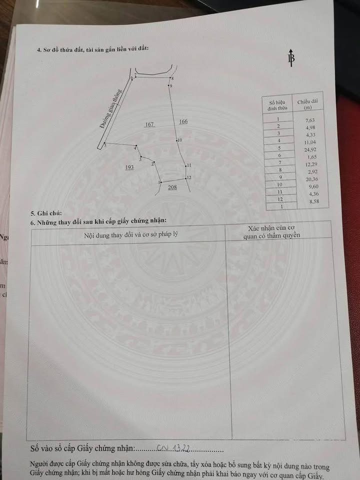 Bán đất huyện Định Quán, tỉnh Đồng Nai, giá 270 triệu