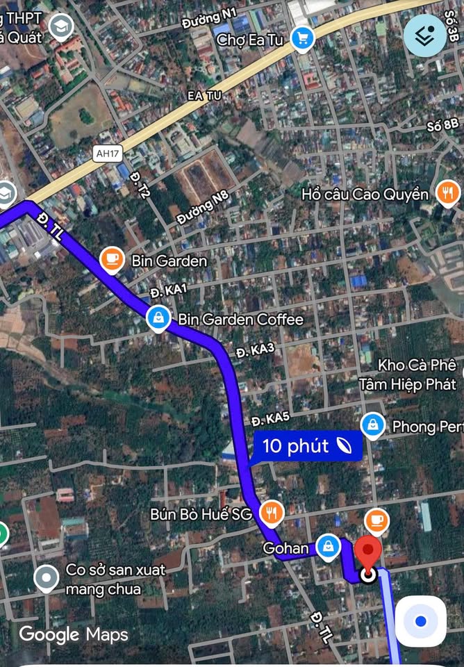 Bán lô đất Ea Tu cũ, Buôn Ma Thuột, giá 1.8 tỷ