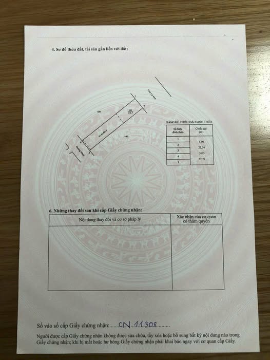 Bán đất 2 mặt tiền đường nhựa Tỉnh lộ 44A, Long Điền, Bà Rịa - Vũng Tàu cũ