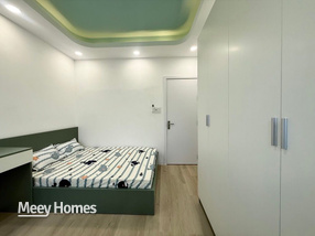 Bám căn hộ góc Bình Thạnh, 3 phòng ngủ, 55m², sẵn nội thất, gần học viện cán bộ Chu Văn An