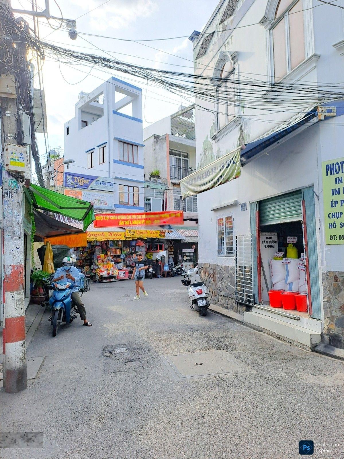 Mặt tiền hẻm kinh doanh huỳnh văn chính, phú trung, tân phú 23m2 (3.9x7.5) không lỗi phong thủy