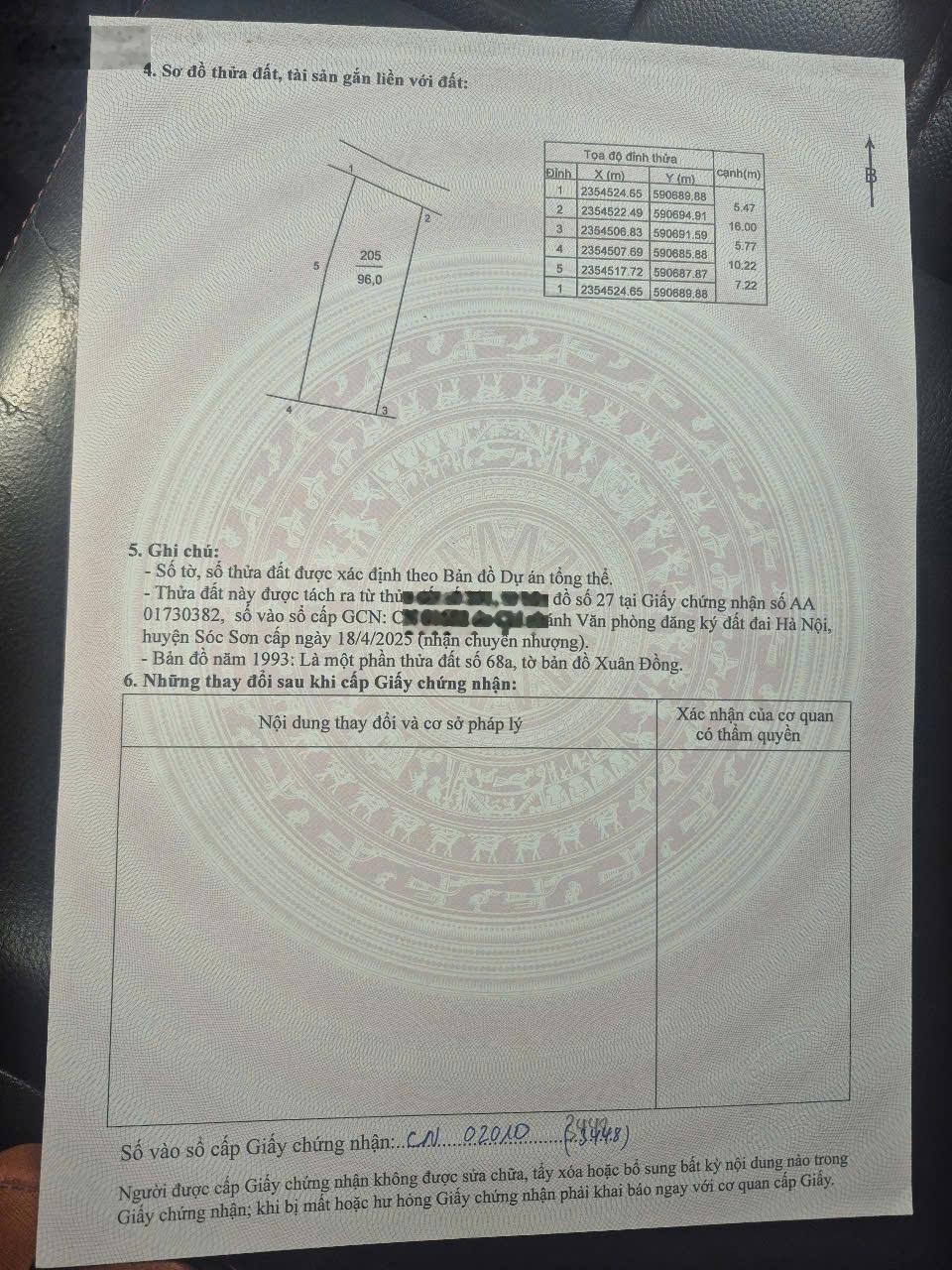 Chỉ 16xxtr sở hữu ngay 96m2 tại Xuân Đồng-Tân Minh-Sóc Sơn. Ngõ thông,full thổ cư