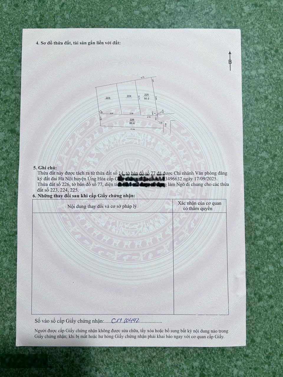 Bán đất tại Thị trấn Vân Đình, 1,7 tỷ, 51 m2, giá tốt Chính chủ