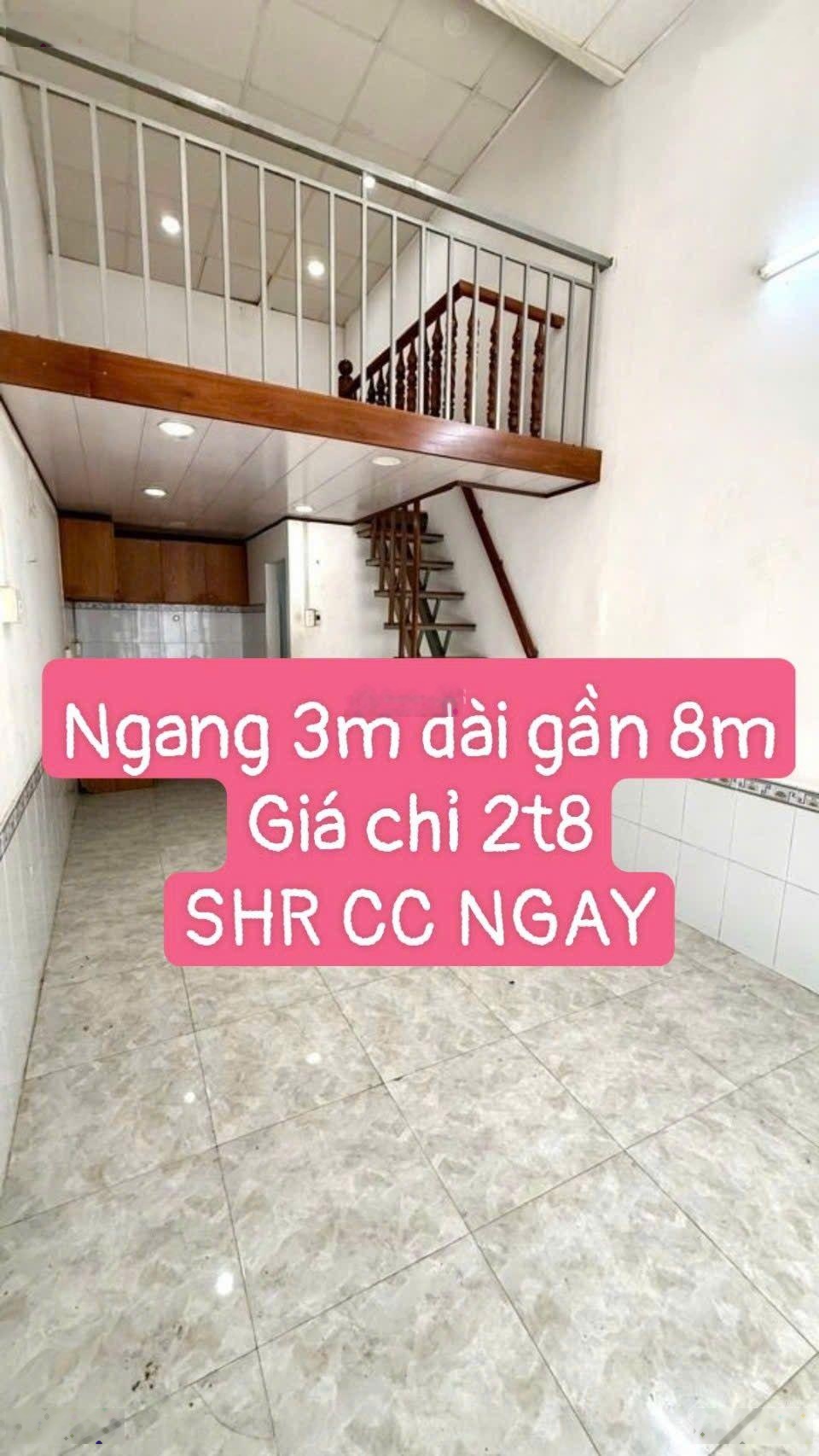 Nhà thống nhất gò vấp sổ hồng riêng gần hẻm xe hơi giá chỉ 2t8