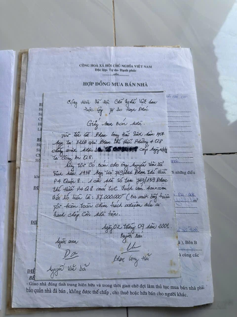 Nhà bán P4 Q8 khu dân cư hiện hữu