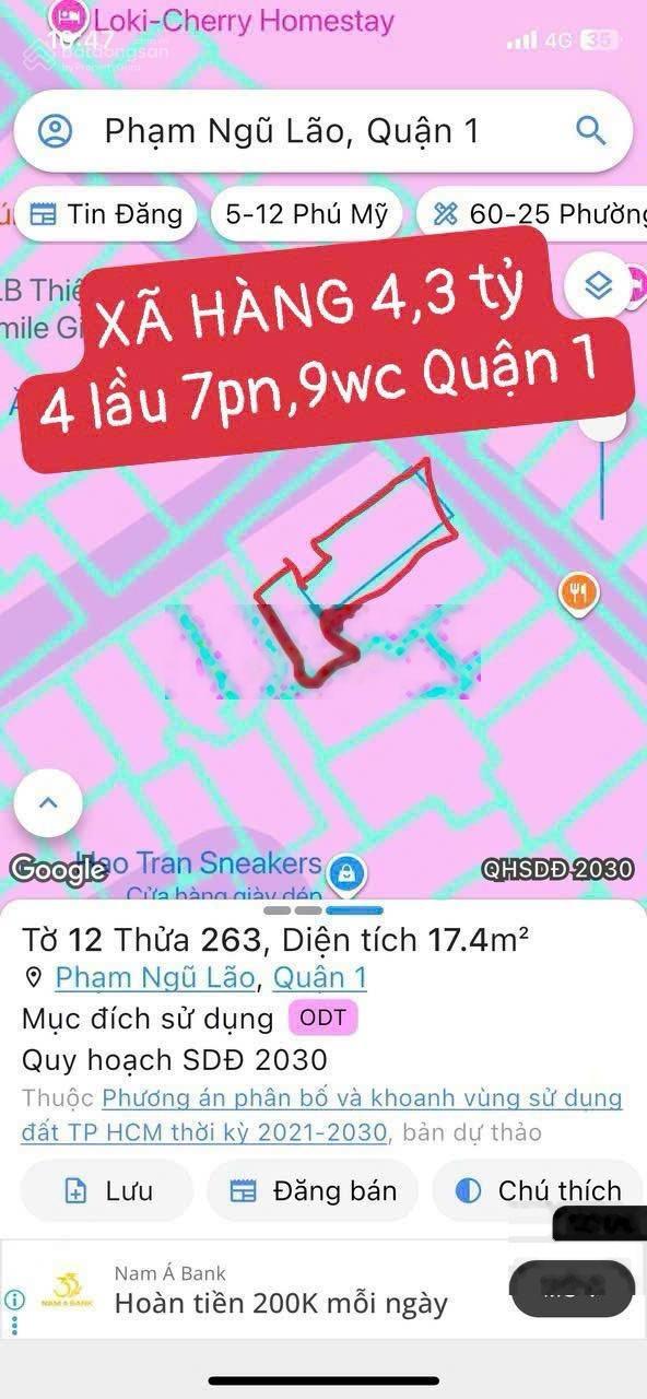 Xả gấp nhà Q1 120/31 Trần Hưng Đạo, 4 lầu, 7PN 9WC, giá 4.3 tỷ chốt