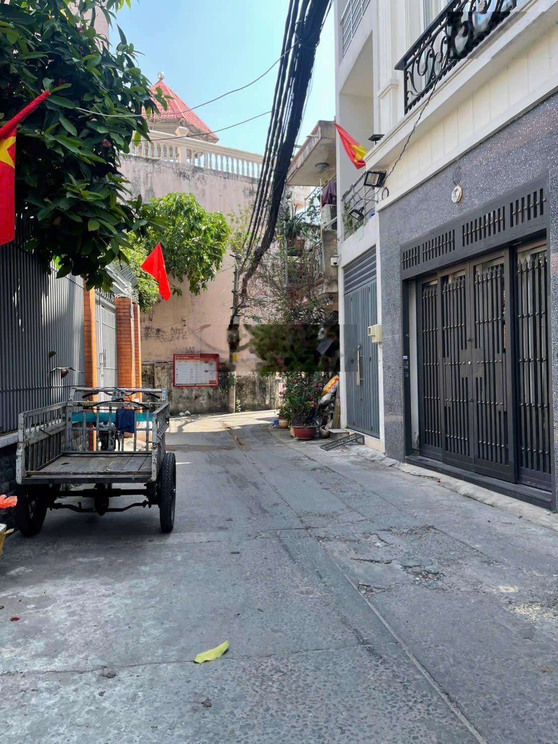 Xe hơi hẻm - bán nhà chợ Cây Quéo Bình Thạnh - 5.35 tỷ TL