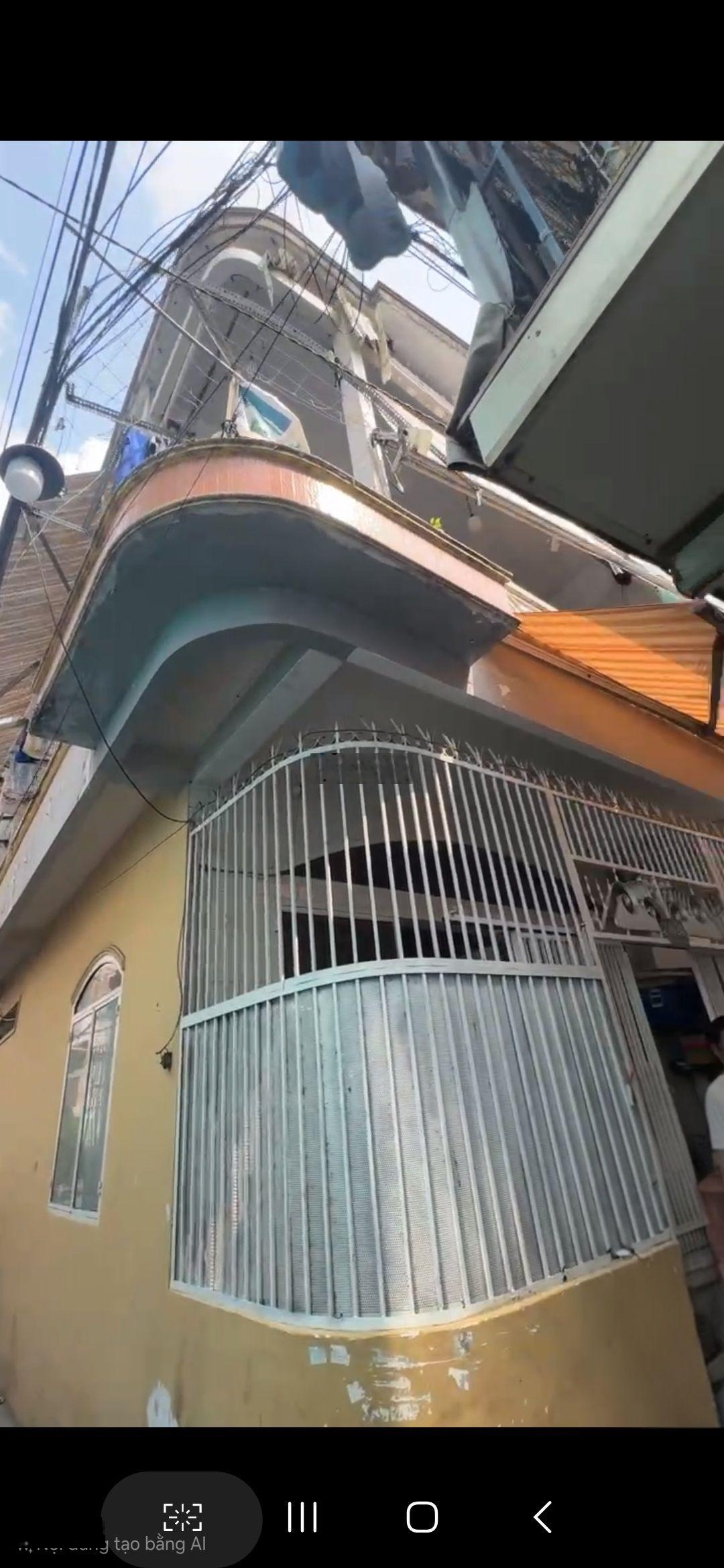 Nhà 4.85m x 13m trệt lầu căn góc 2 mặt hẻm đường Trần Văn Quang