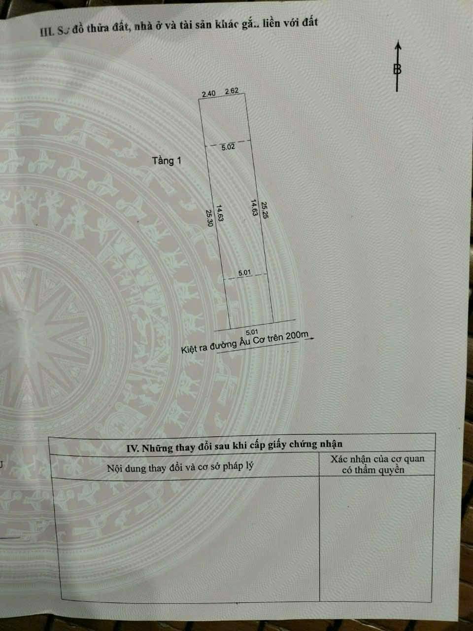 Bán nhà cấp 4, 127m2, ngang 5m vuông vức tại kiệt đường Âu Cơ, giá 2.7 tỷ