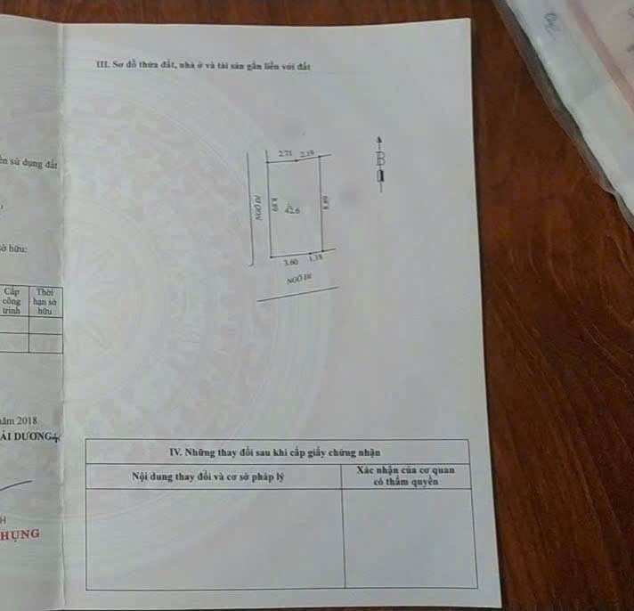 Cần bán lô đất vị trí đẹp tại phường Tân Bình, thành phố Hải Dương