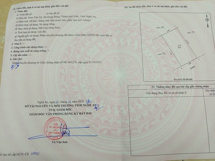 Bán đất thành phố Vinh, tỉnh Nghệ An, giá 2,2 tỷ