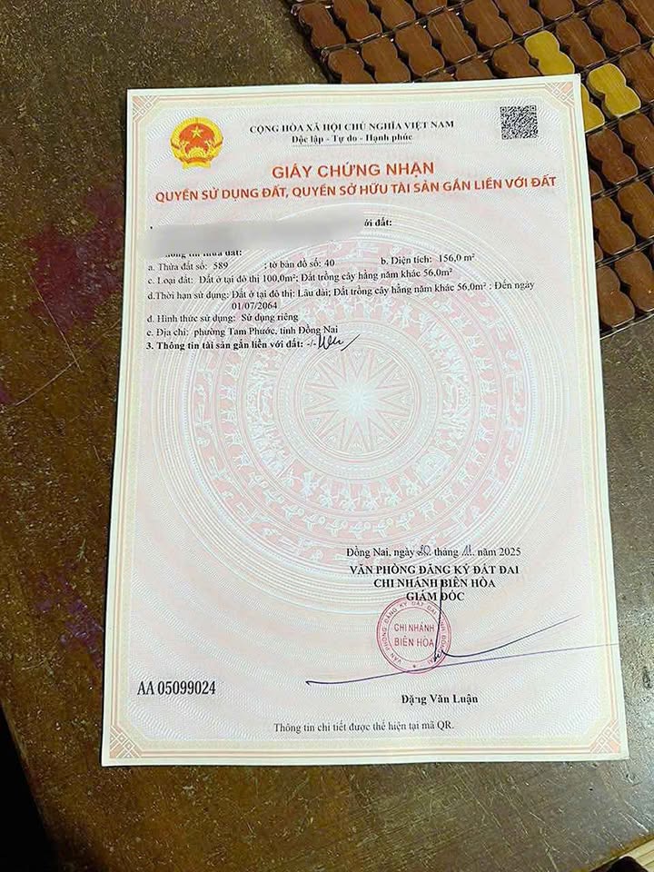 Bán đất khu gia đình lục quân, Biên Hòa, Đồng Nai, giá 2.5 tỷ