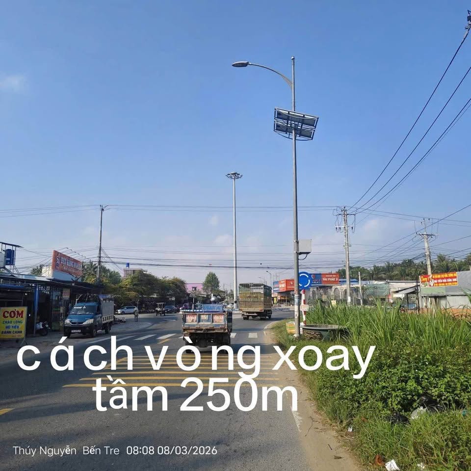 Bán đất mặt tiền Quốc lộ 60, Bến Tre, giá 1.39 tỷ