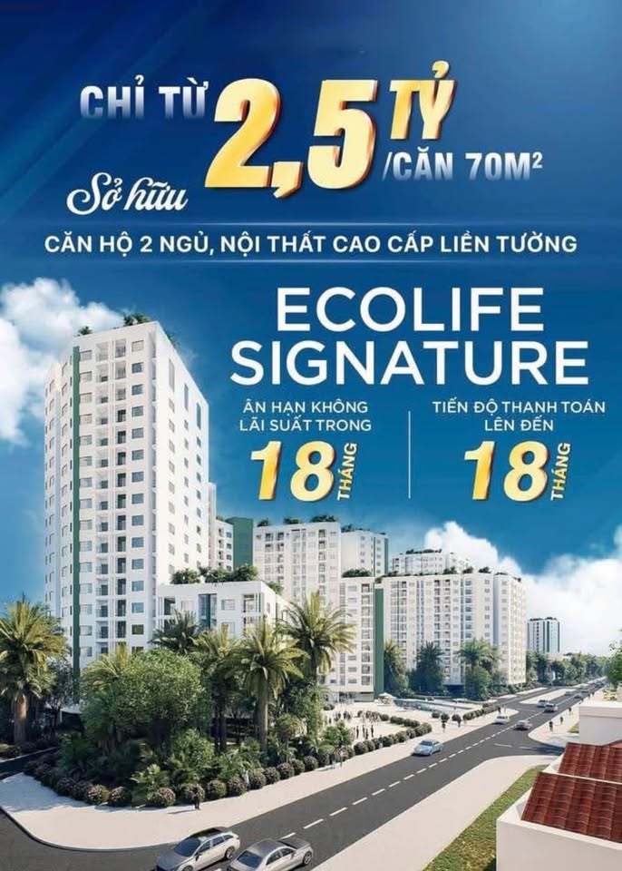 Bán căn hộ chung cư Ecolife Signature - Ecohome Hoà Hiệp