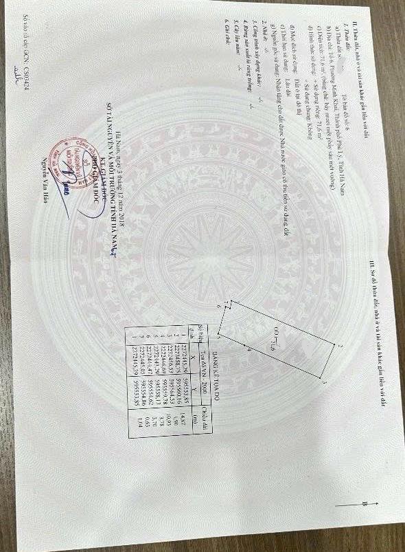 Bán nhà mặt đường Quy Lưu, Phủ Lý, kinh doanh sầm uất, gần Vincom, sổ đỏ chính chủ