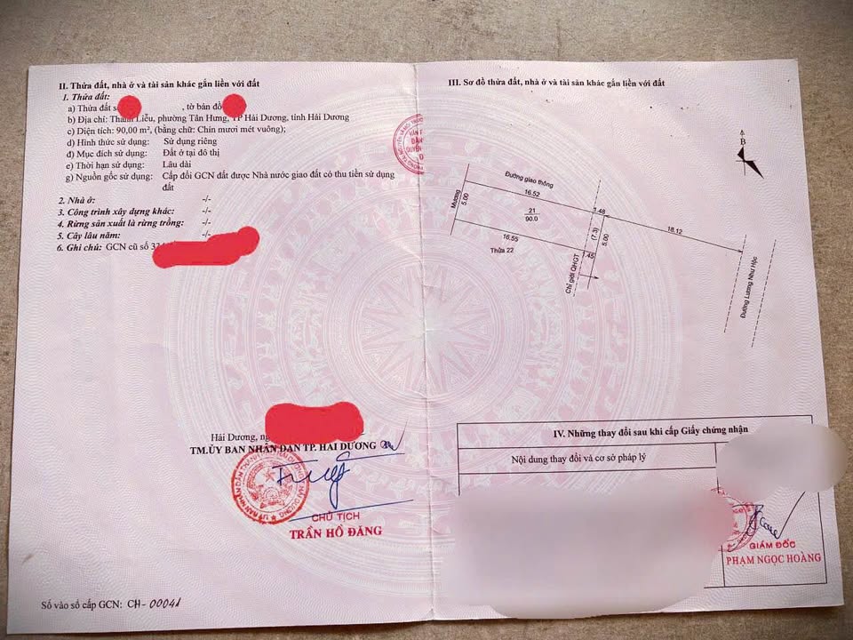 Chính chủ cần bán đất mặt phố Lương Như Học, phường Tân Hưng, ngay khu đô thị Tân Phú Hưng