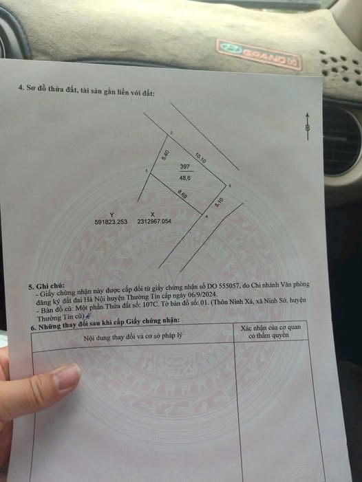 Bán đất Thanh Trì, ngõ ô tô thông, giáp Đông Mỹ