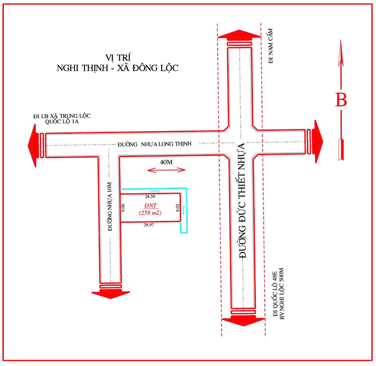 Bán đất huyện Nghi Lộc, tỉnh Nghệ An, giá 2 tỷ