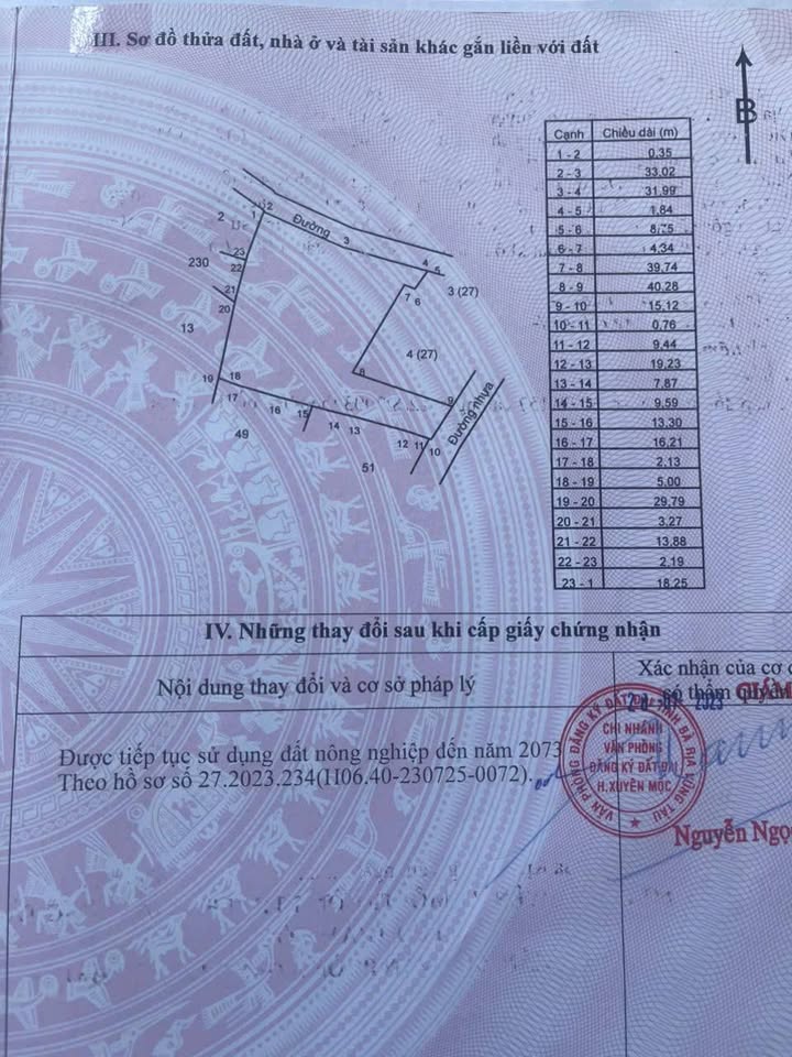 Bán đất huyện Xuyên Mộc, tỉnh Bà Rịa, Vũng Tàu, giá 7 triệu